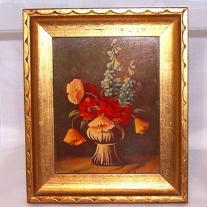 Framed Floral Still Life Print